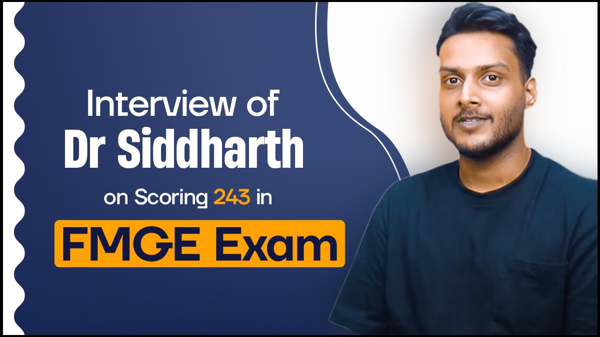 FMGE Exam Result Topper