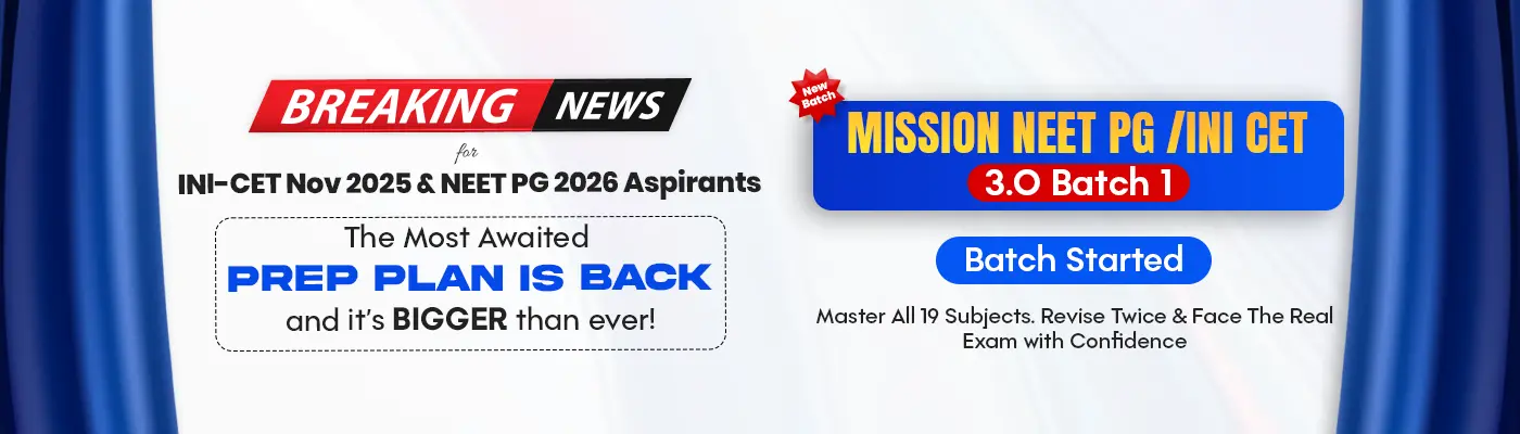 Mission NEET PG INI CET 3