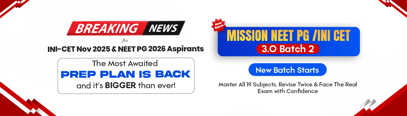 Mission NEET PG INI CET 3