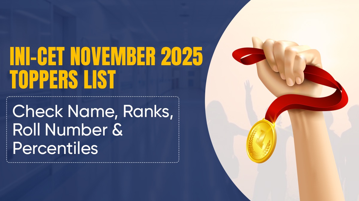 INICET November 2025 Toppers List